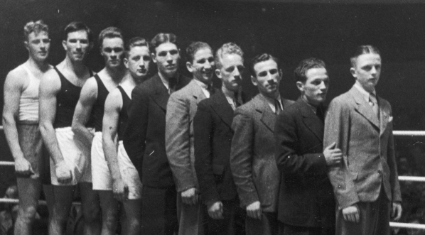  Turniej eliminacyjny w Berlinie do meczu pięściarskiego Europa - Ameryka w maju 1938 r.  