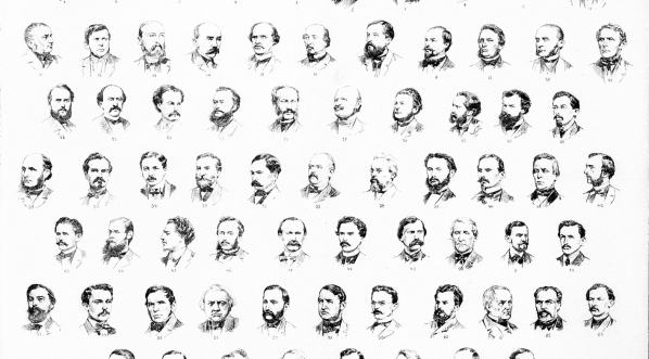  "Profesorowie b. Szkoły Głównéj. Rysował Ksawery Pillati".  