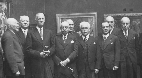  Otwarcie wystawy Towarzystwa Artystów Polskich "Sztuka" w Zachęcie w Warszawie 30.03.1935 r.  