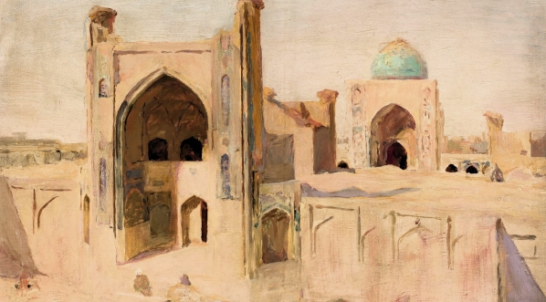  "Meczet Kałan w Bucharze. Z podróży do Turkiestanu" Jana Ciąglińskiego.  