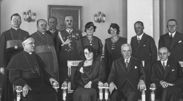  Ślub prezydenta RP Ignacego Mościckiego z Marią Dobrzańską-Nagórną 11.10.1933 r.  