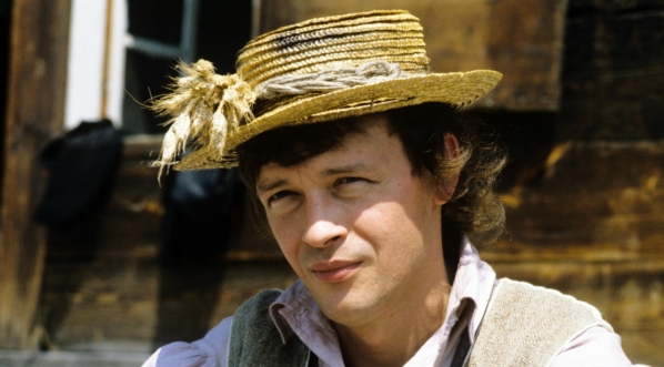 Jan Frycz na planie filmu "Dwa księżyce" z 1993 roku.  