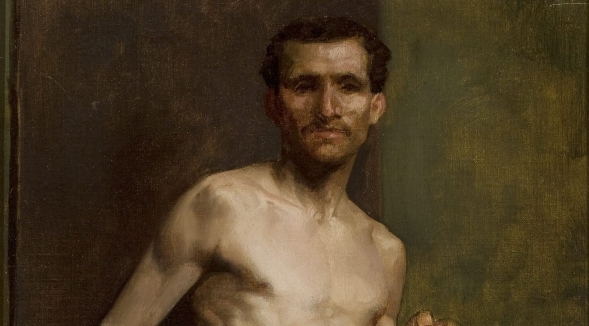  "Studium aktu męskiego" Anny Bilińskiej-Bohdanowiczowej.  