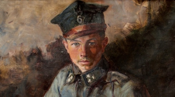  "Portret Witolda Barbackiego w mundurze legionisty" Bolesława Barbackiego.  