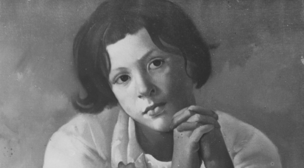  Obraz Janusza Podoskiego "Dziewczynka".  