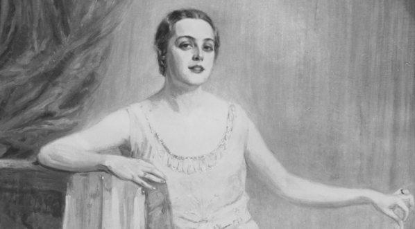  Obraz Stanisława Niesiołowskiego przedstawiający portret Marii Gorczyńskiej namalowany w 1926 roku.  