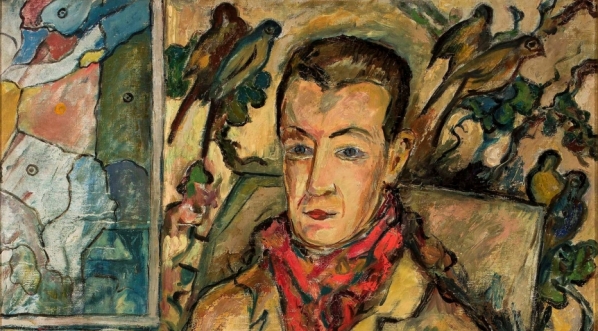  "Portret z ptakami" Tytusa Czyżewskiego.  