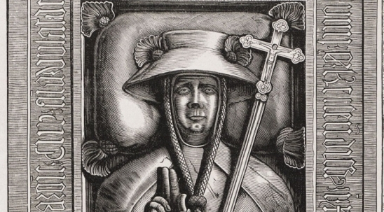  Płyta nagrobna biskupa Aleksandra w katedrze św. Szczepana w Wiedniu.  