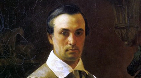  "Portret rzeźbiarza Piotra Klodta" Tadeusz Goreckiego.  