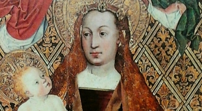  Madonna z dzieciątkiem oraz  biskup poznański Jan Lubrański jako donator.  