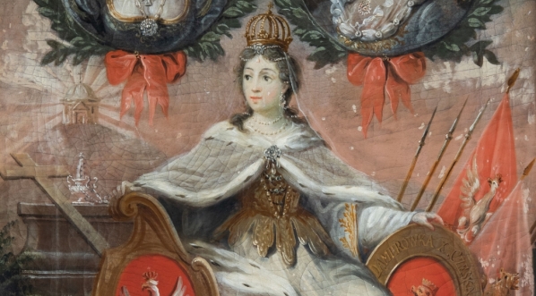  Wizerunek Dąbrówki z "Portretów żon królów z dynastii Piastów".  
