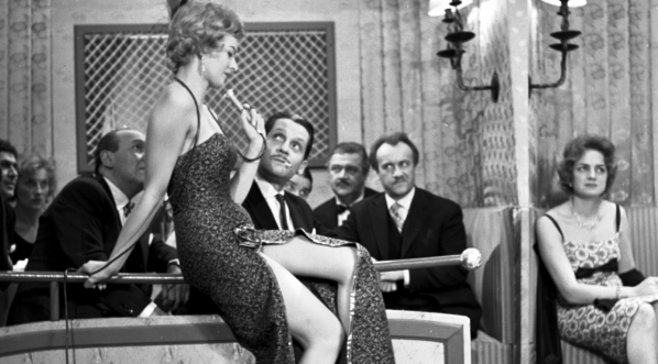  Realizacja filmu "Gangsterzy i filantropi"  (część "Alkoholomierz") w 1962 r.  