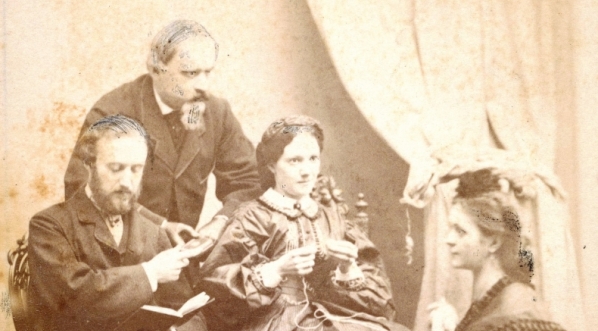  Portret Leona Potockiego z żoną Anną i Szymona Brunnowa z żoną Jadwigą.  