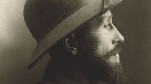  Kazimierz Nowak z profilu.  