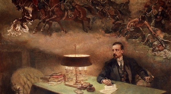  "Henryk Sienkiewicz i jego wizje"  Czesława Tańskiego.  