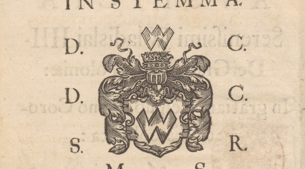  Herb Dobiesława Cieklińskiego (spersonalizowany herb rodu Awdańców), w druku z roku 1633.  