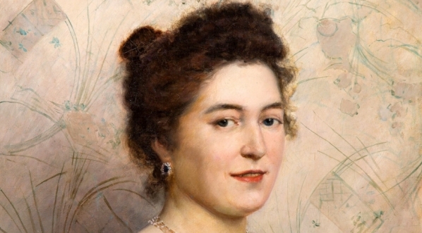  "Dama w białej sukni balowej" Pawła Merwarta.  