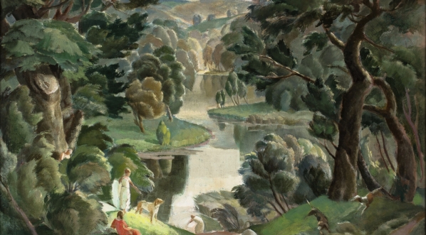  "Pejzaż romantyczny" Michała Rouby.  