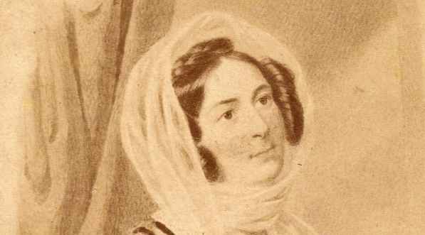  Fotografia rysunku "Portret Leontyny Halpertowej (1803-1895), aktorki".  