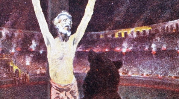  "Męczeńska śmierć Chilona" Piotra Stachiewcza.  