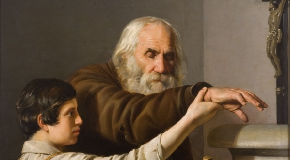  "Ślepy żebrak z chłopcem" Tadeusza Goreckiego.  