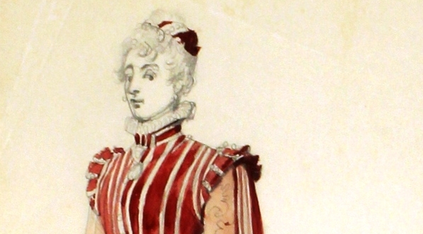  "Kobieta w czerwonej sukni" Alfreda Wierusza Kowalskiego.  