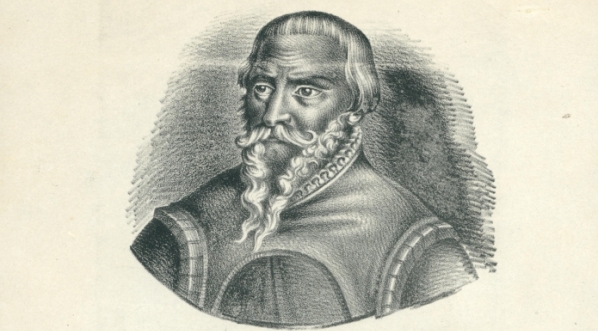  Portret Wita Stosza - litografia.  