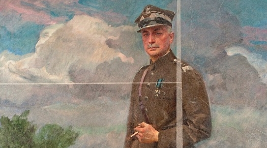  "Portret generała Kazimierza Sosnkowskiego" Wojciecha Kossaka.  