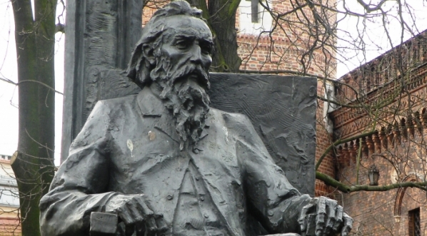  Pomnik Jana Matejki na na Plantach w Krakowie.  