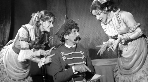  Sztuka "Grube ryby" w Teatrze Nowym w Warszawie, marzec 1977 r.  