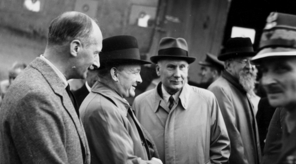  Powitanie premiera Stanisław Mikołajczyka po powrocie z wizyty w ZSRR, 13.08.1944 r.  