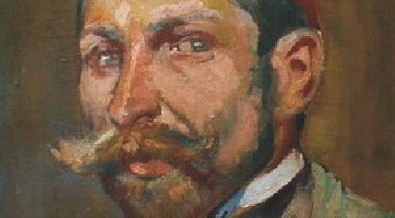  "Autoportret" Władysława Pochwalskiego.  