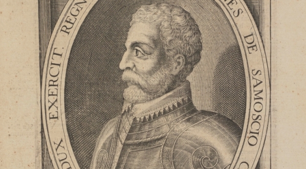  Portret Jana Zamoyskiego - miedzioryt.  