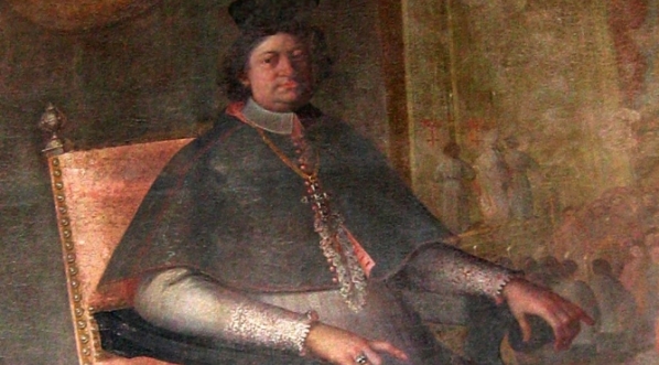  "Portret biskupa Aleksandra Wyhowskiego" Michała Anioła Palloniego.  