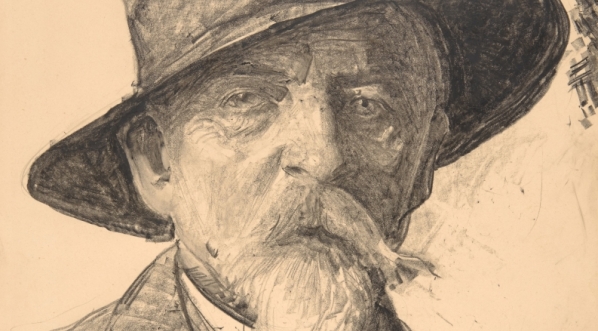  "Portret malarza Antoniego Kozakiewicza" Leona Wyczółkowskiego.  