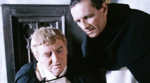  Bogusław Sochnacki i Piotr Wysocki w filmie "Alchemik" z 1988 roku.  