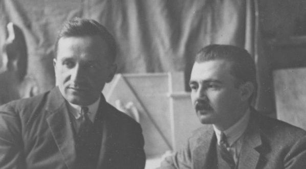  Rzeźbiarze Józef Starzyński i Józef Różyski.  