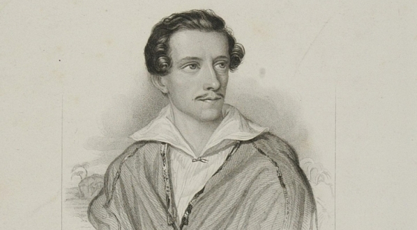  Portret Juliusza Słowackiego - staloryt Hopwooda wedle wzoru Kurowskiego.  