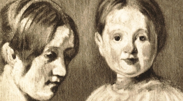  "Córka artysty ze służącą" Piotra Michałowskiego.  