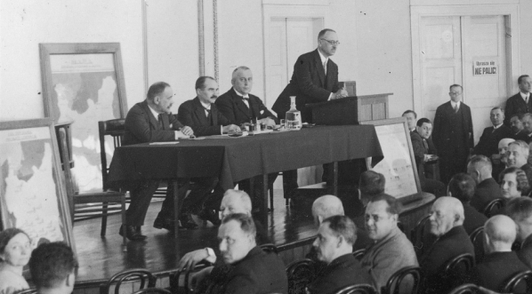  Konferencja na temat uzdrowisk polskich w sali Towarzystwa Higienicznego w Warszawie 21.03.1931 r.  