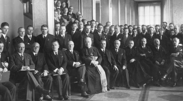  Uroczystość otwarcia i poświęcenia oddziału Państwowego Banku Rolnego w Lublinie w 1935 r.  