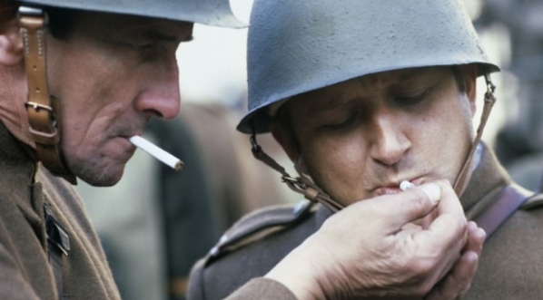  Na planie filmu "Urodziny młodego warszawiaka" z 1980 r.  