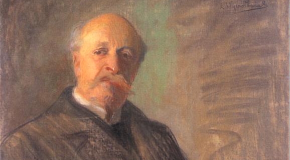  "Portret Juliusz Kossaka" Leona Wyczółkowskiego  