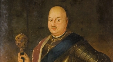  Portret Michała Kazimierza Radziwiłła "Rybeńki" (1702-1762), hetmana wielkiego litewskiego.  