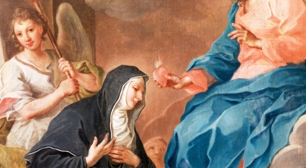  "Św. Gertruda z Helfty" Szymona Czechowicza.  