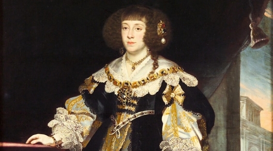  "Portret księżnej Anny Katarzyny Konstancji Wazy (1619-1651) starosty brodnickiego" Fransa Luycxa.  
