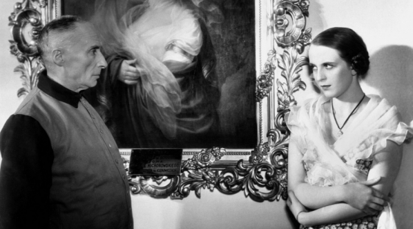  Scena z filmu Juliusza Gardana "Trędowata" z 1936 r.  