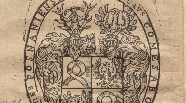  Herb Mikołaja z Ostroroga, wojewodzica poznańskiego, w druku z roku 1626.  