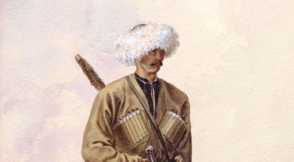  "Ksawery Branicki w stroju czerkieskim" Leona Kaplińskiego.  