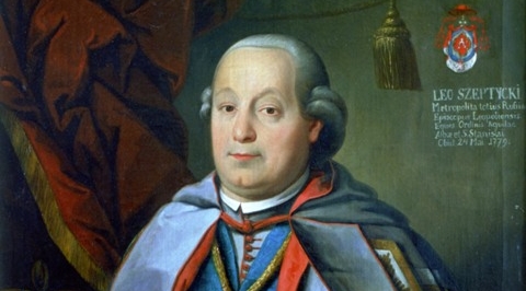  "Portret Leona Szeptyckiego, grekokatolickiego biskupa lwowskiego" Luki Dolynskyiego.  